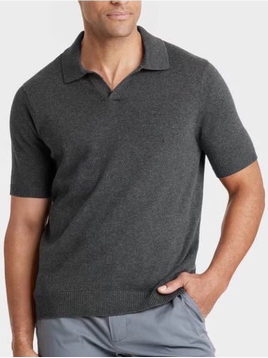 Goodfellow & Co Other - Goodfellow & Co Men’s Short Sleeve Johnny Collar Sweater – XXL | NWT 🖤